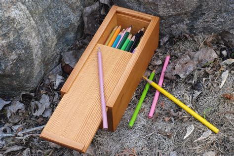 wooden pencil boxes for sale